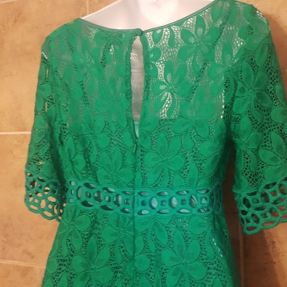 Laundry by Shelli Segal Crochet Dress Size 4 - Picture 5 of 7